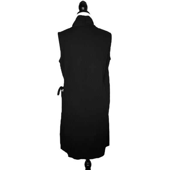 COS Wrap Dress Elegant Minimalist Design Black Size Medium - Picture 4 of 8